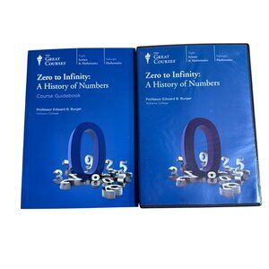 Great Courses Zero to Infinity History of Numbers Burger Guidebook DVD Complete